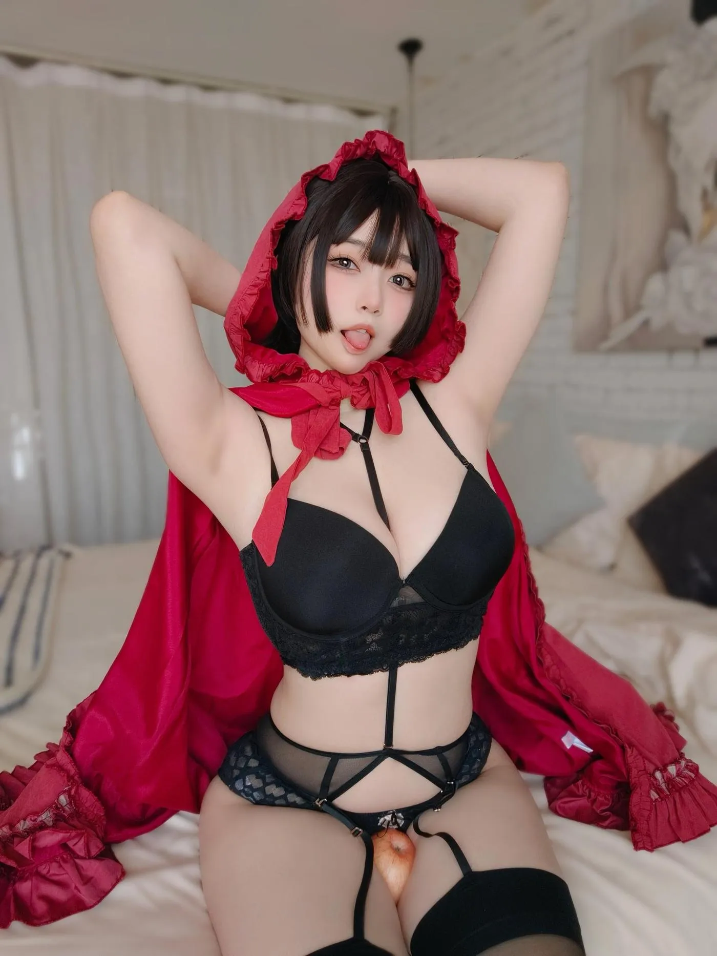 女主K – NO.25 小红帽和红苹果 [86P]插图7
